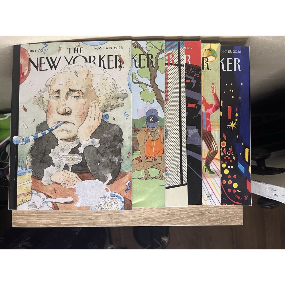 The New Yorker Magazine Lot Of 6 December 2025 - May 2026